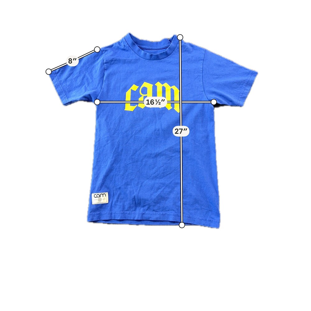 Cam Shirt Mens Small Blue Private Reserve 09 Cannabis OG Graphic Tee T-Shirt - Picture 5 of 9